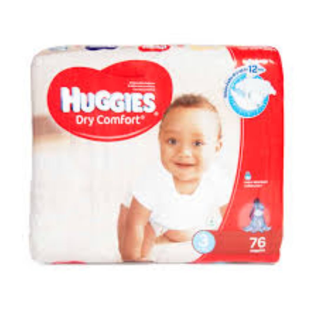 HUGGIES DRY COMFORT SIZE 3(5-9KG)8X9S